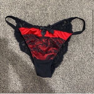 Victoria secret panties and garter set